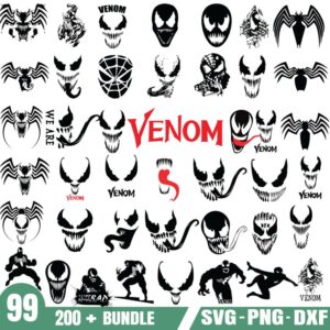 Venom SVG Png Bundle