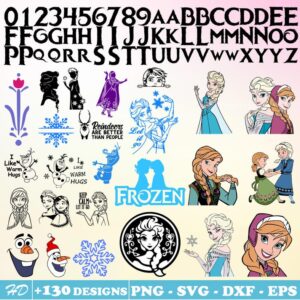 Frozen SVG Bundle