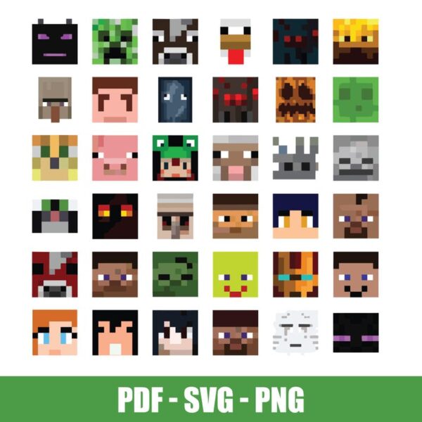 Mnc Heads Svg Bundle