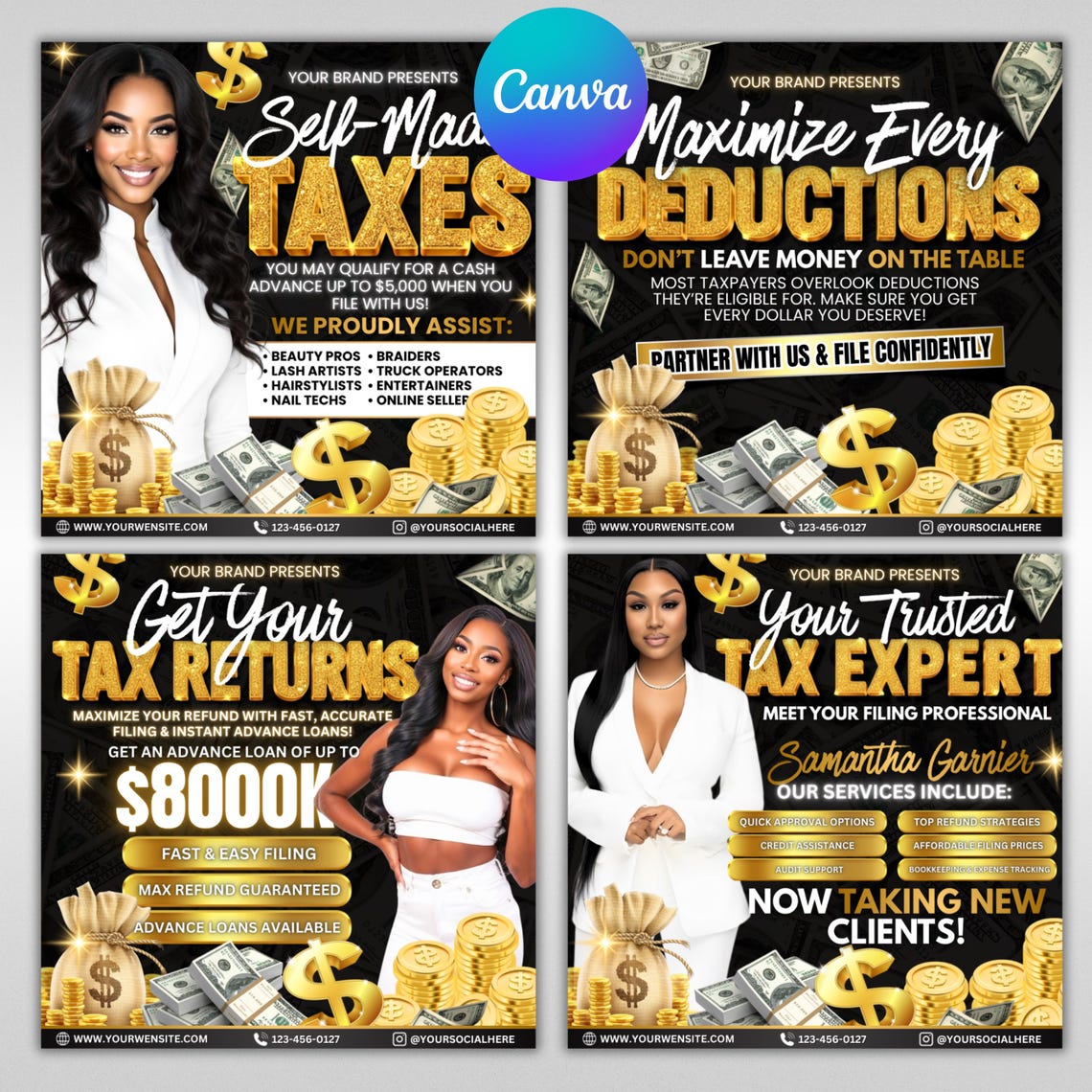 New Year Tax Flyer Bundle