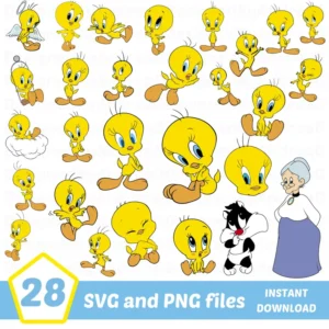 Cartoon Clip Art, Image files, SVG shirts, Cartoon Characters Svg, Bird Svg Bundle, Layered SVG, Cartoon Svg Bundle, Svg Forr Mug