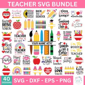 Teacher Svg Bundle, Teacher Life Svg, Teacher Quote Svg, Teacher elements Svg, Teacher Svg, Back to School Svg,Pencil Svg, School Svg,PNG