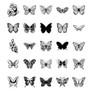 Butterfly SVG Bundle, Butterfly Cut Files, Butterfly SVG Files for Cricut, Butterfly Clipart, Butterfly Silhouette, Png - Digital Download